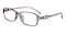 Yule Gray/Purple Oval TR90 Eyeglasses