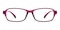 Yule Purple Oval TR90 Eyeglasses