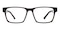 Wilcox Tortoise Rectangle Acetate Eyeglasses