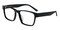 Wilcox Black Rectangle Acetate Eyeglasses