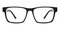 Wilcox Black Rectangle Acetate Eyeglasses