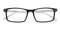 Whittier Black/White Rectangle Acetate Eyeglasses