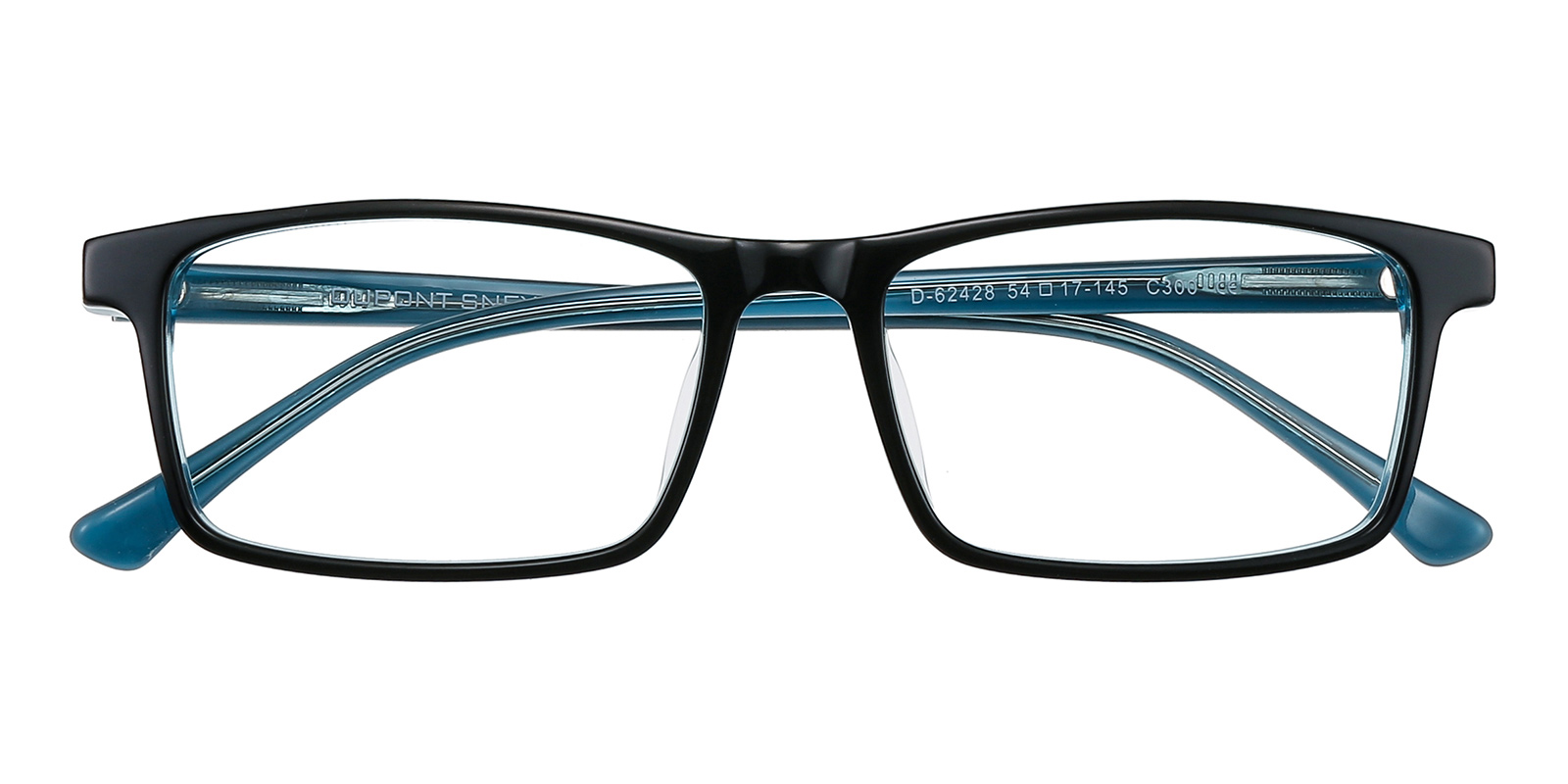 Tacoma Rectangle - Black Eyeglasses