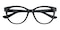 Wilsen Black Oval Acetate Eyeglasses