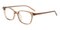 Vogt Brown Classic Wayframe Acetate Eyeglasses