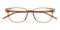 Vogt Brown Classic Wayframe Acetate Eyeglasses