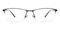 Whyet Gunmetal Rectangle Titanium Eyeglasses