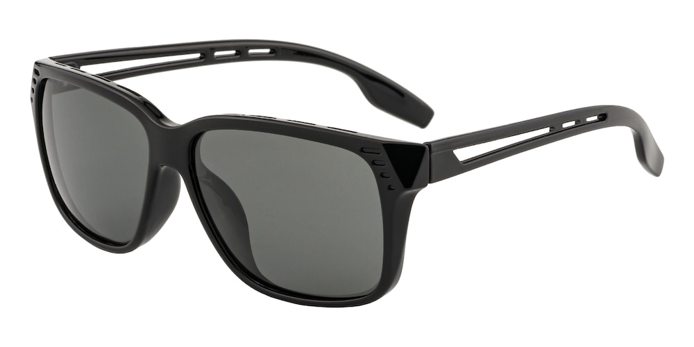 Nodia Black Rectangle TR90 Sunglasses