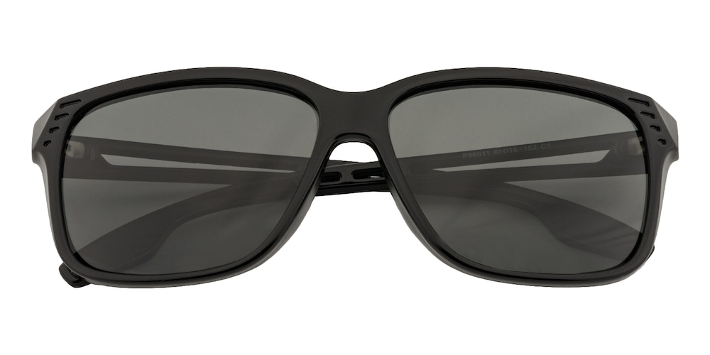 Nodia Black Rectangle TR90 Sunglasses