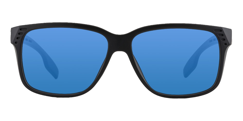 Nodia Mblack/Blue mirror-coating Classic Wayframe TR90 Sunglasses