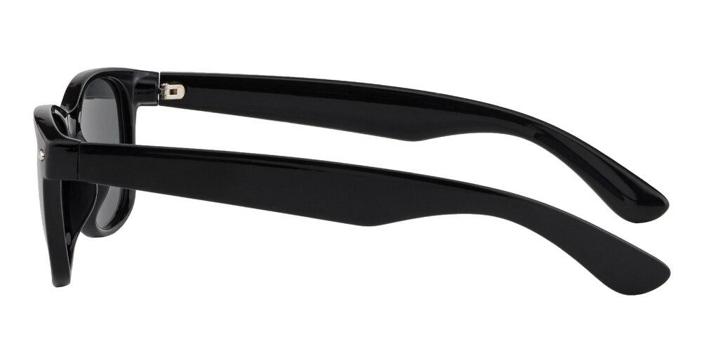 Ophelia Black Oval TR90 Sunglasses