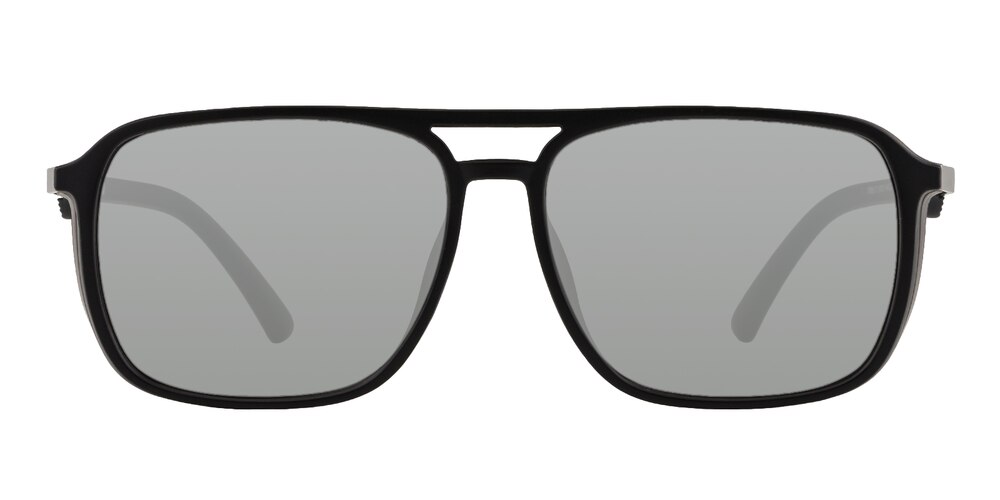 Pag Mblack/Silver mirror-coating Aviator TR90 Sunglasses