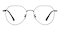 Arda Black Polygon Titanium Eyeglasses