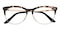 Deanna Tortoise/Crystal Oval Acetate Eyeglasses