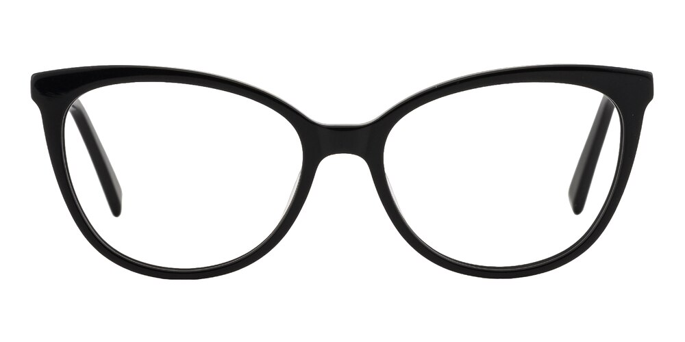 Dede Black Cat Eye Acetate Eyeglasses