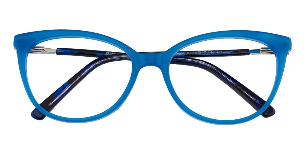 Dede Blue Cat Eye Acetate Eyeglasses