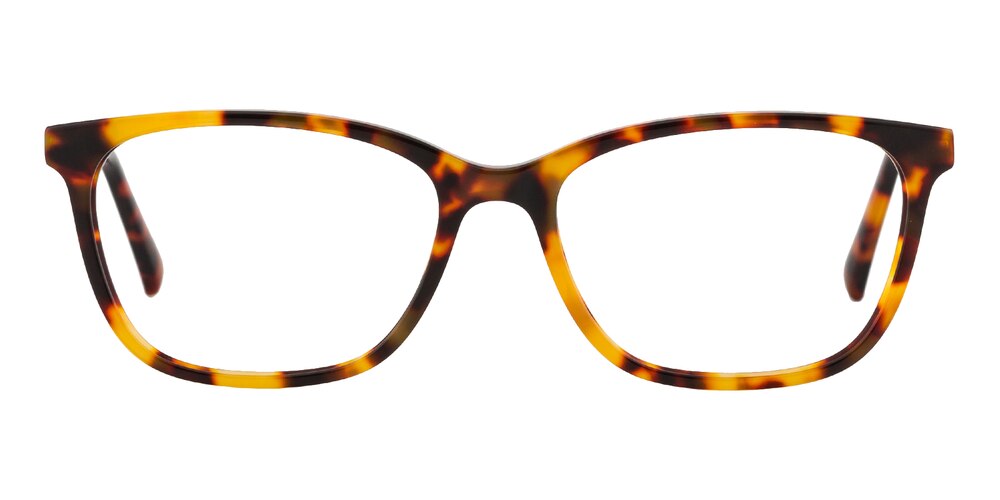 Denise Tortoise Rectangle Acetate Eyeglasses