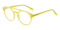 Felicity Yellow Aviator Acetate Eyeglasses
