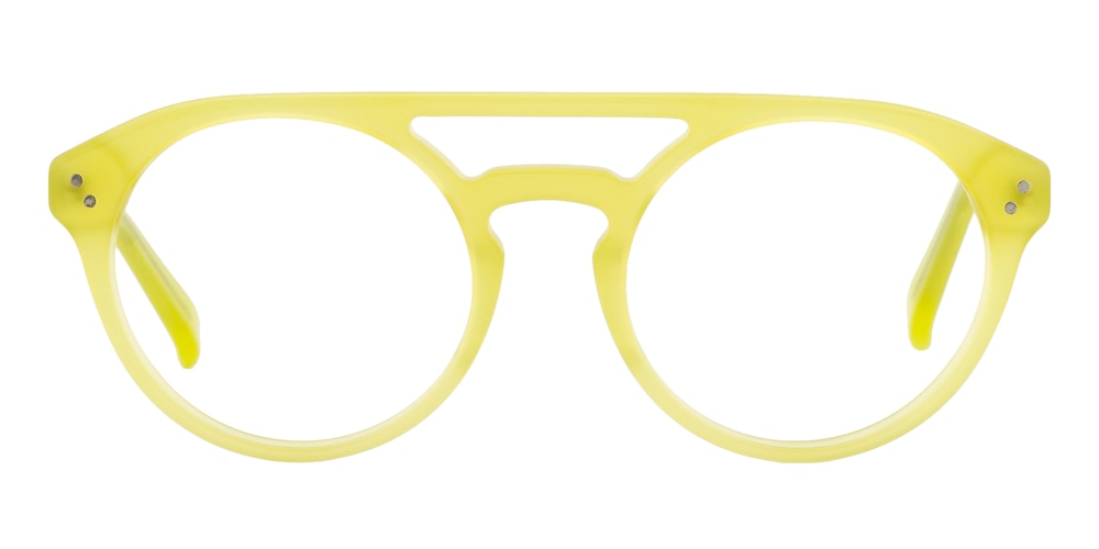 Felicity Yellow Aviator Acetate Eyeglasses