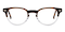 Galenka Tortoise/Crystal Classic Wayframe Acetate Eyeglasses