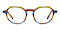 Gaynor Multicolor Polygon Acetate Eyeglasses