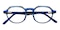 Gaynor Blue Polygon Acetate Eyeglasses