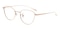 Mill Rose Gold Cat Eye Titanium Eyeglasses