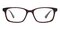 Milton Tortoise Rectangle Acetate Eyeglasses