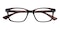 Milton Tortoise Rectangle Acetate Eyeglasses