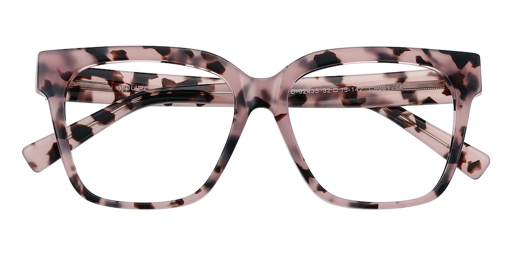 Maltz Petal Tortoise Square Acetate Eyeglasses