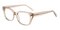 Bobosa Brown/Crystal Square Acetate Eyeglasses