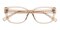 Bobosa Brown/Crystal Square Acetate Eyeglasses