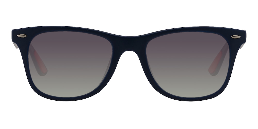 Katharine Blue Classic Wayframe TR90 Sunglasses