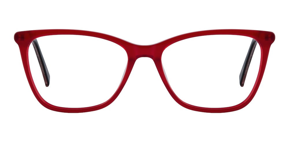 Dierser Red Cat Eye Acetate Eyeglasses