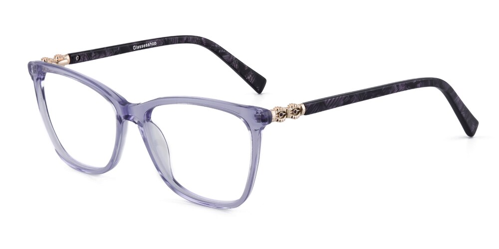 Dierser Purple Cat Eye Acetate Eyeglasses