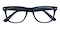 Oswald Blue Oval Plastic Eyeglasses