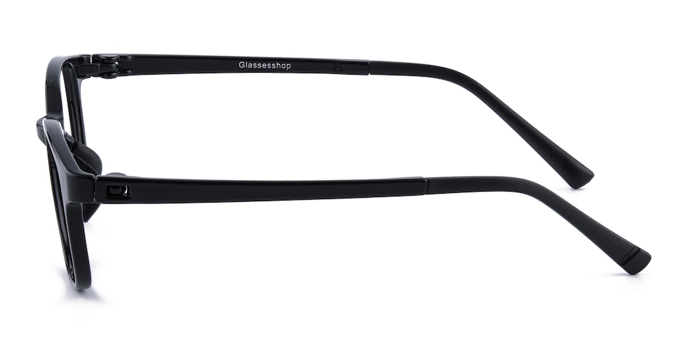 Bray Black Oval TR90 Eyeglasses