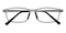 Bronti Gray Rectangle TR90 Eyeglasses