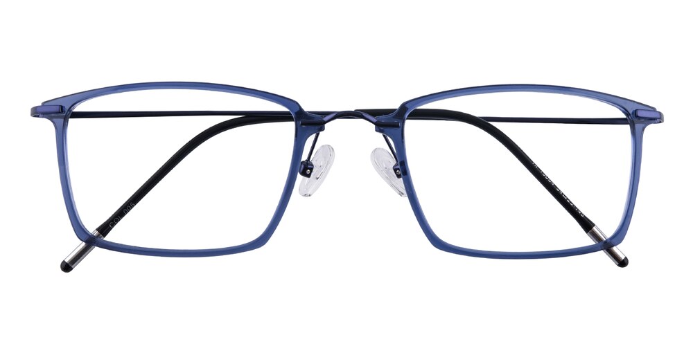 Dryden Blue Rectangle Ultem Eyeglasses
