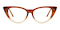 Roy Brown/Crystal Cat Eye Acetate Eyeglasses