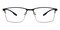 Glor Black/Golden Rectangle TR90 Eyeglasses