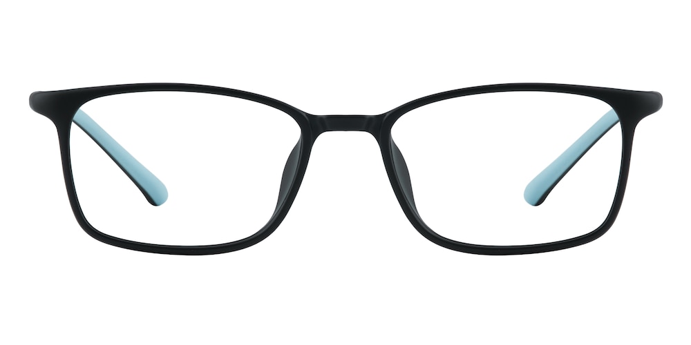Aurek Black/Blue Rectangle TR90 Eyeglasses
