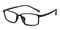 Axel Black Rectangle TR90 Eyeglasses