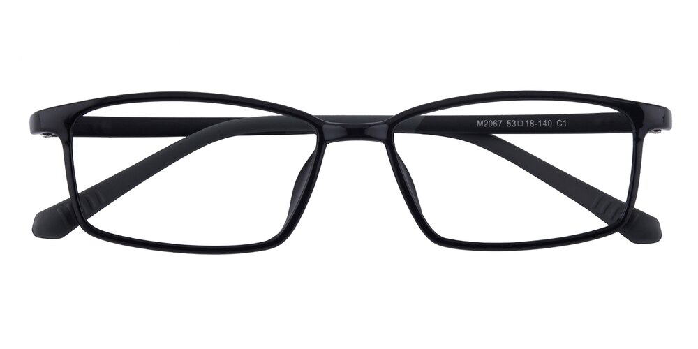 Axel Black Rectangle TR90 Eyeglasses