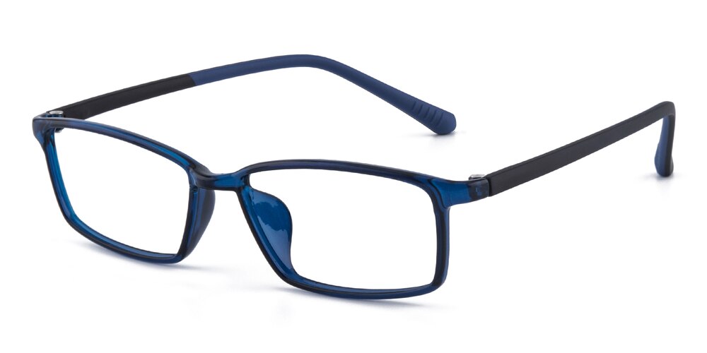 Axel Blue Rectangle TR90 Eyeglasses