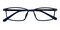 Axel Blue Rectangle TR90 Eyeglasses