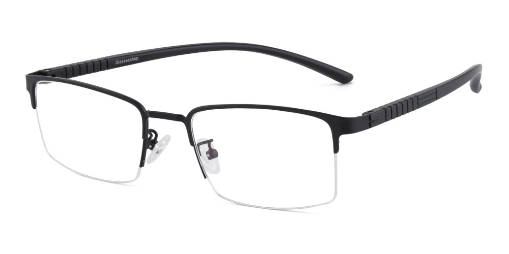 Fredas Black Rectangle TR90 Eyeglasses