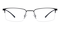 Fredas Black Rectangle TR90 Eyeglasses