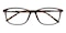 Hatteras Tortoise Rectangle TR90 Eyeglasses