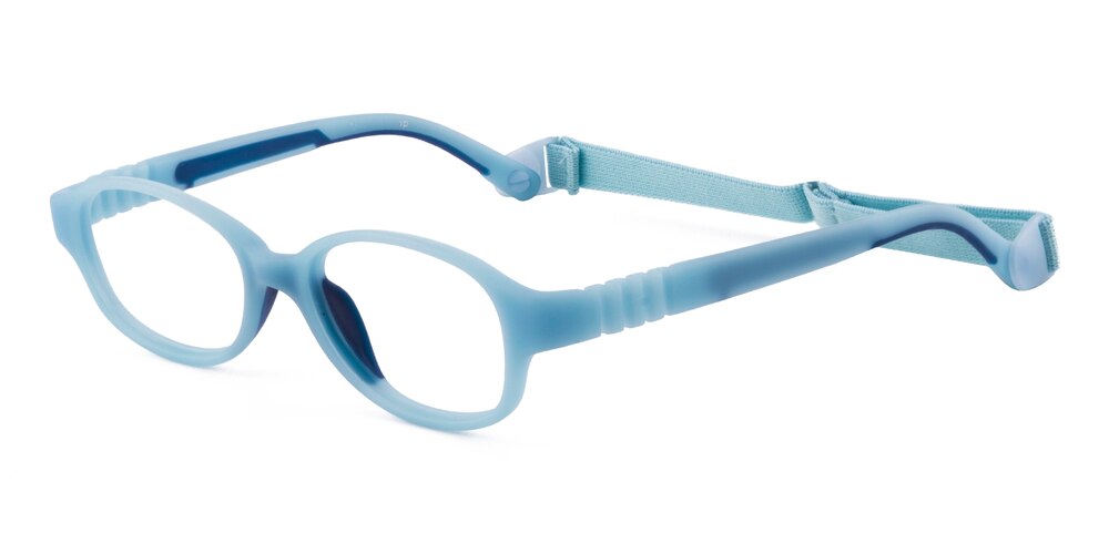 Harry Blue Oval TR90 Eyeglasses